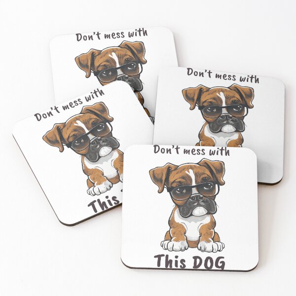 Item preview, Boxer dog - Don't mess with this dog designed and sold by WECreations.
