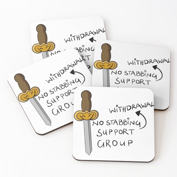 Item preview, No Stabbing Withdrawal Support Group  designed and sold by natz162.