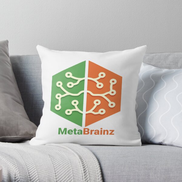 MetaBrainz Throw Pillow