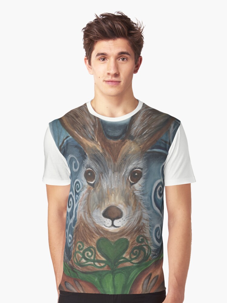 Thumbnail 1 of 5, Graphic T-Shirt, Moon Hare designed and sold by Creative1927.