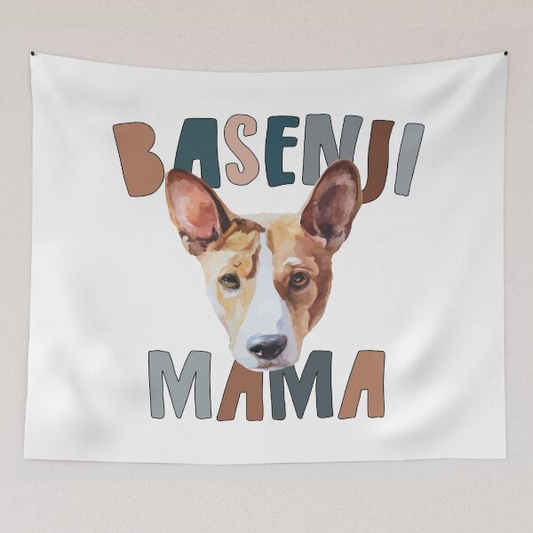 Item preview, Basenji Mama Cute Retro designed and sold by printify.