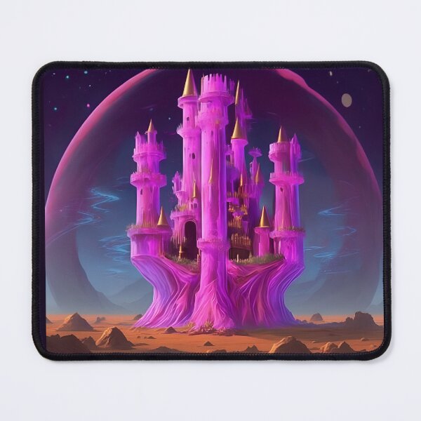 Item preview, Magenta Fairy Castle on Mars designed and sold by RADRussell.
