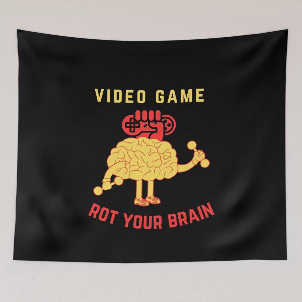 Item preview, Video game rot your brain. designed and sold by PODgraphics.