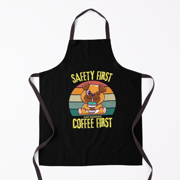 Item preview, Safety First Just Kidding Coffee First designed and sold by Sahil Randhawa.