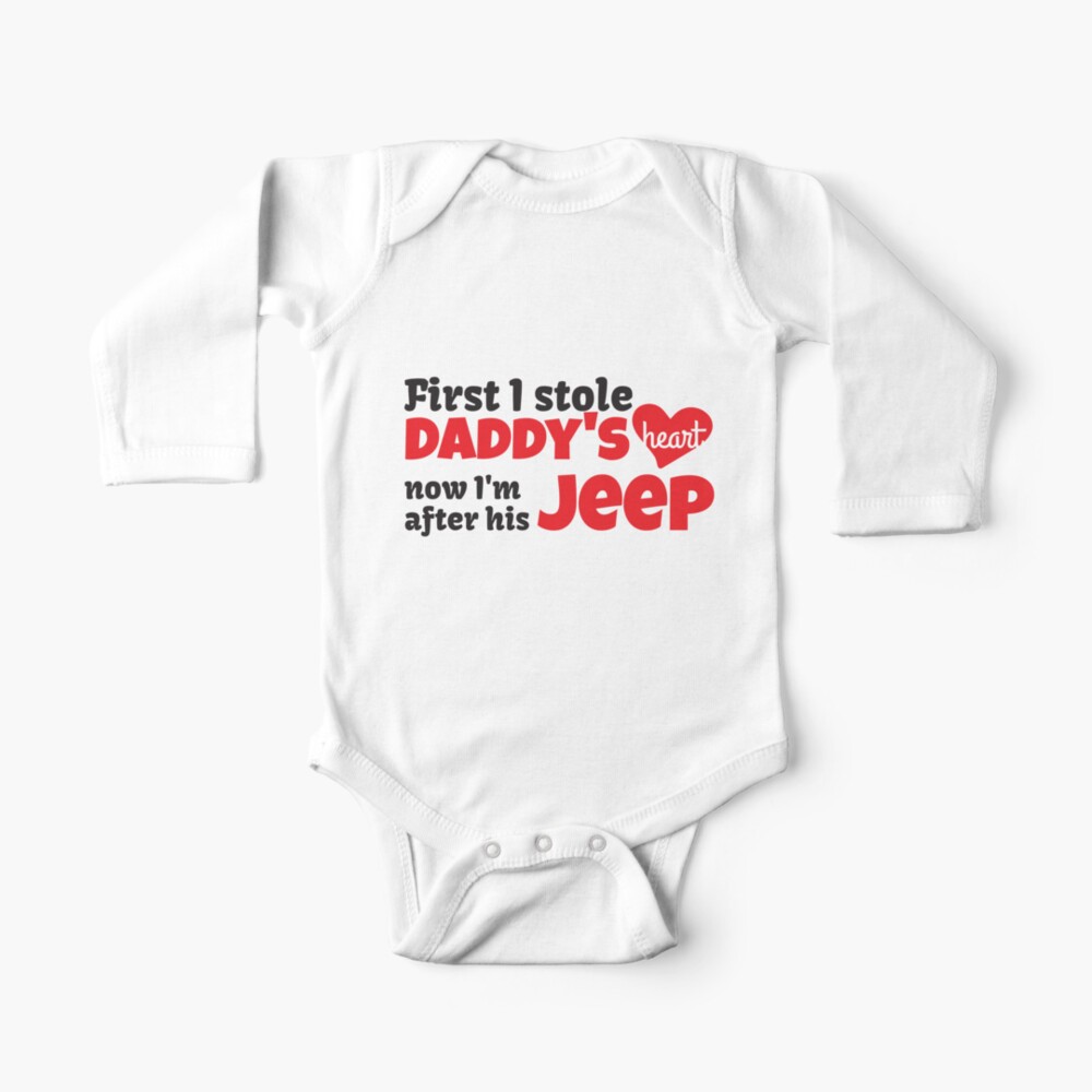 Jeep Girl Baby Bodysuits