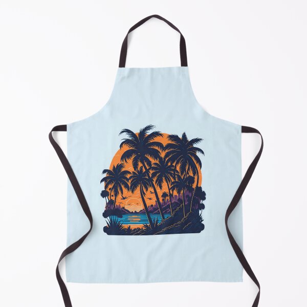 Item preview, Tropical Paradise Sunset: A Colorful and Vibrant T-Shirt Design Graphic designed and sold by DigitalDream Gallery.