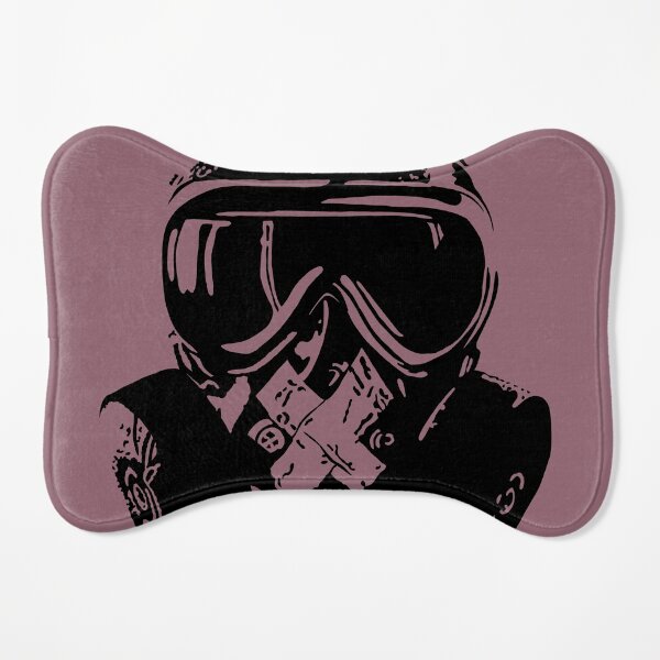 Silueta Mute Six Siege Alfombrilla para comedero para perros