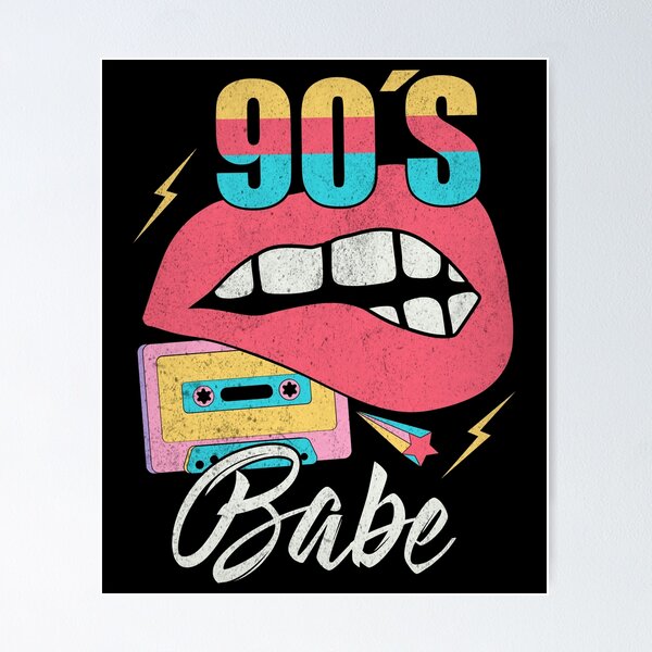 Item preview, Lively 90's Babe Tape designed and sold by FrescoDesign.
