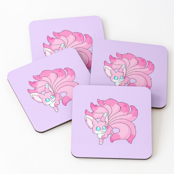 Item preview, Pink Ninetailed Fox designed and sold by Nikaidu.