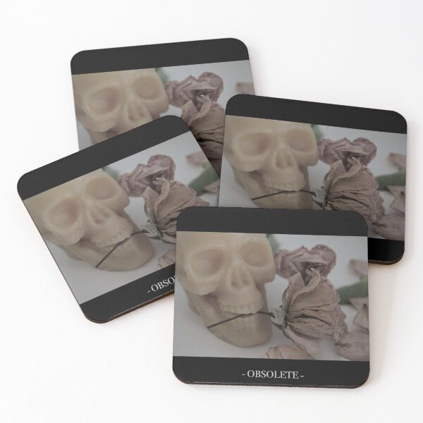 Item preview, Obsolete cover art "honey skull with dead flower" designed and sold by jonr97.