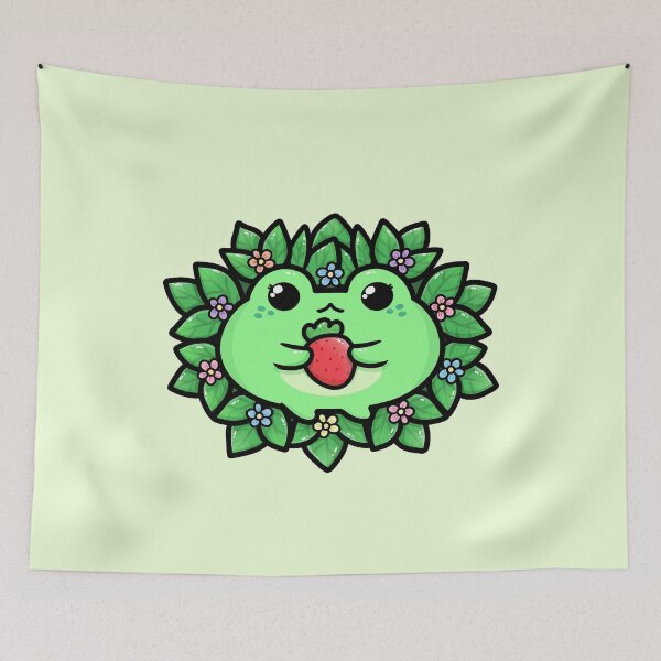 Item preview, Frog loves strawberry  designed and sold by Minidooods.