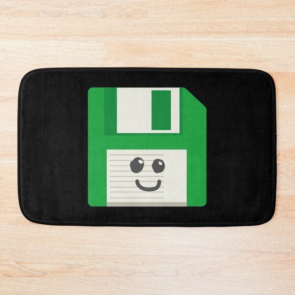 Item preview, Green Floppy Disk | Vintage Retro Computer | Geek Gift ideas designed and sold by Fluffy-Vectors.