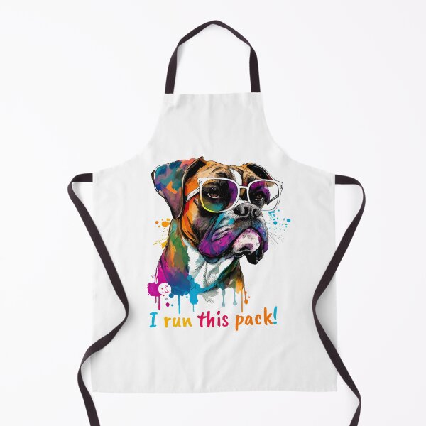 Item preview, Boxer Dog with colorful paint dripping effect - I run this pack designed and sold by WECreations.