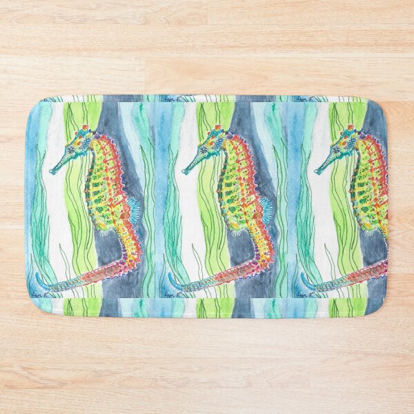 Item preview, Seahorse in ocean currents designed and sold by lynfishwick.