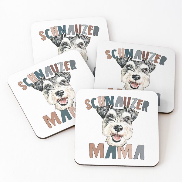 Item preview, Schnauzer Mama Cute Retro designed and sold by printify.