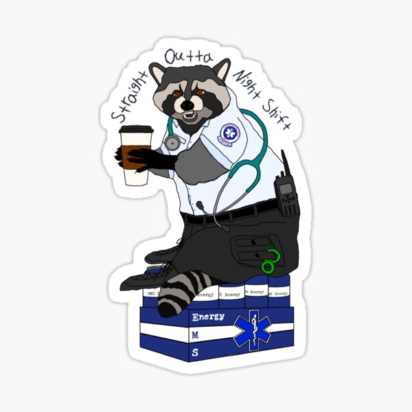 Item preview, Night Shift A-EMT designed and sold by StegosStore.