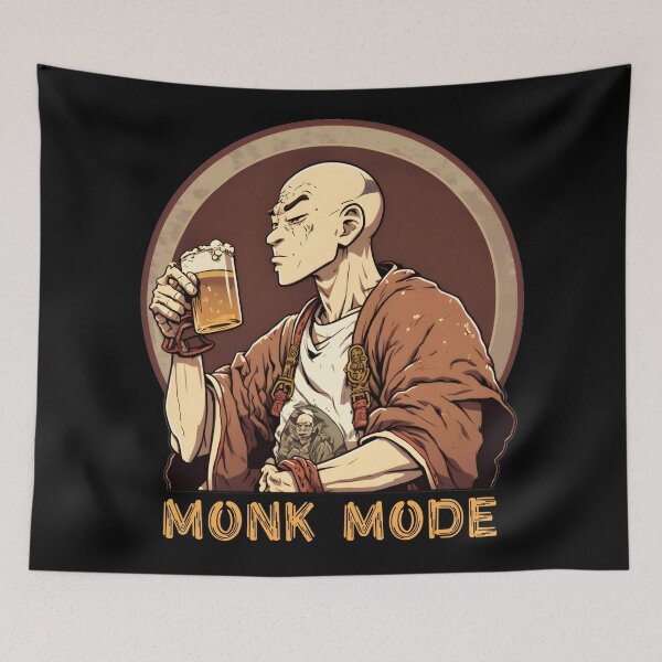 Item preview, Monk mode - beer lover designed and sold by SidTastic .