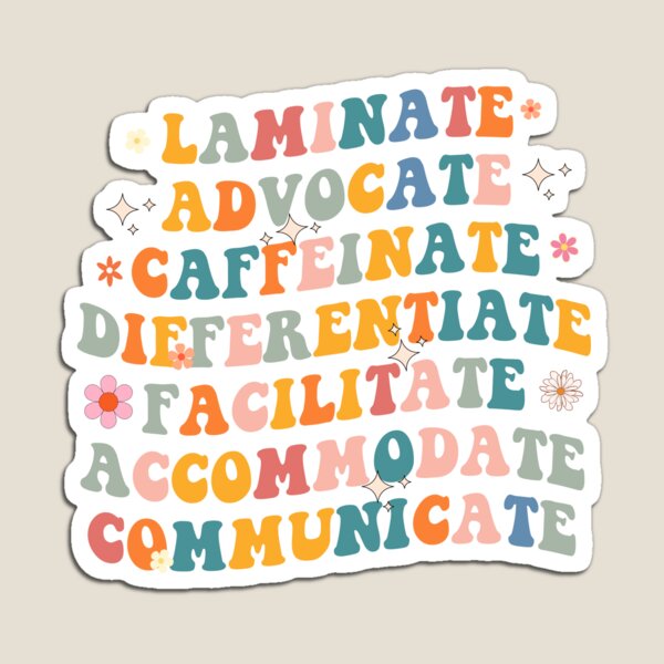 Item preview, Show Your Passion for Special Education with this Laminate Advocate Caffeinate Educate designed and sold by Artsy Apparels.