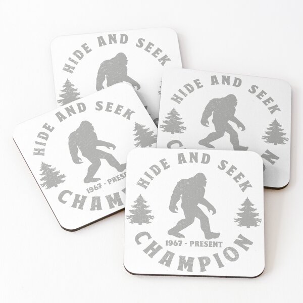 Item preview, BIGFOOT Hide And Seek Champion Funny Bigfoot Humor Cool Sasquatch Gifts designed and sold by TonySpencer.