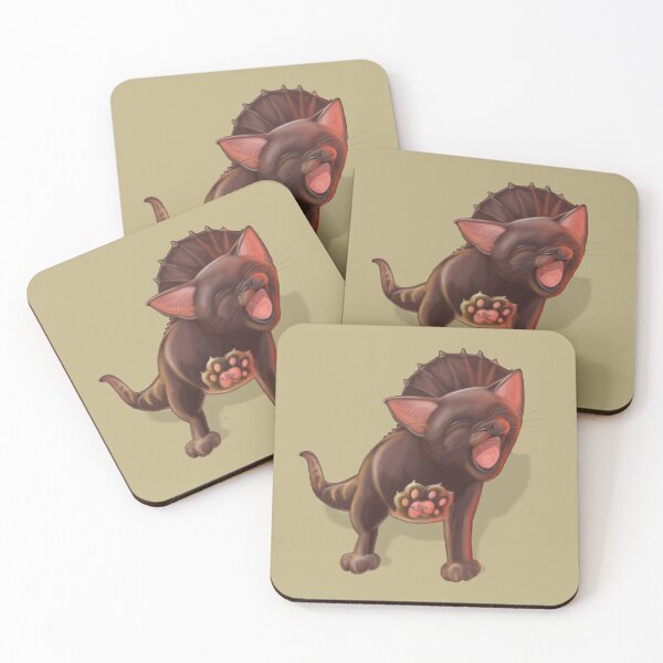 Item preview, Dino Cat Number 3 painting designed and sold by AK-Hevonen.