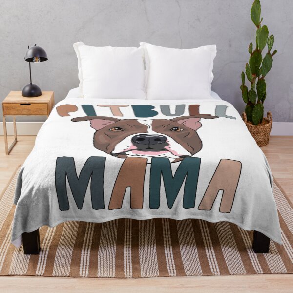 Item preview, Pitbull Mama - Retro Cute Dog Mom designed and sold by printify.
