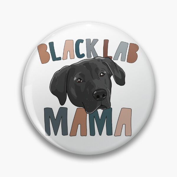 Artikelvorschau, Schwarze Labrador-Mutter niedliches Retro entworfen und verkauft von printify.
