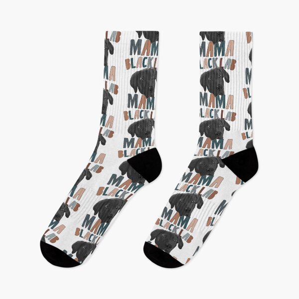 Item preview, Black Lab Mama Cute Retro designed and sold by printify.
