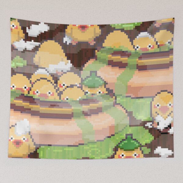 Item preview, Ducks in A Bathhouse Scene Pixel Art designed and sold by Pixelification.
