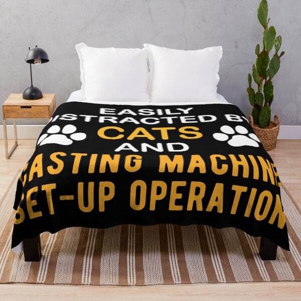 Item preview, Casting Machine Set-Up Operator Cat Lover designed and sold by NestaReign.