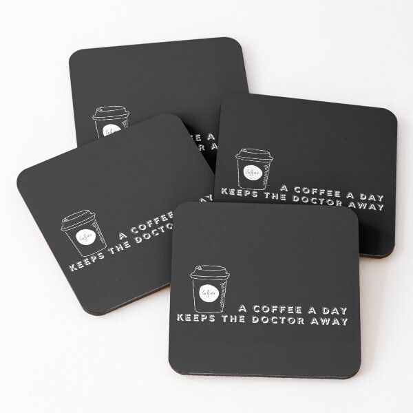Item preview, A Coffee a day keep the doctor away designed and sold by Dimitri Haeck.