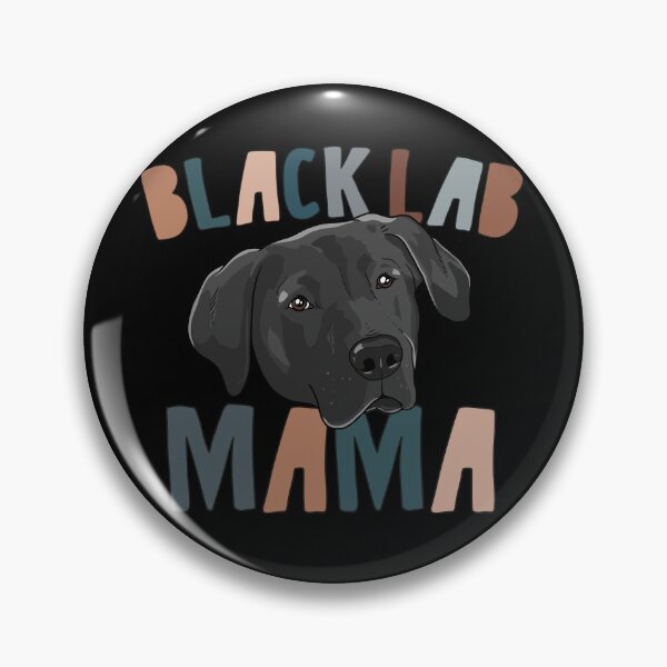 Artikelvorschau, Schwarze Labrador-Mutter niedliches Retro entworfen und verkauft von printify.