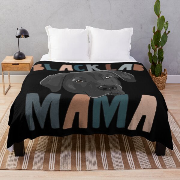 Item preview, Black Lab Mama Cute Retro designed and sold by printify.