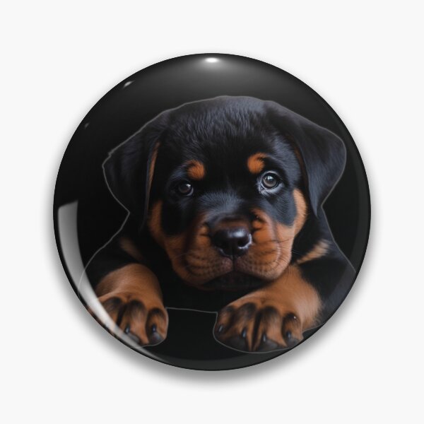 Item preview, Rottweiler puppy Ai generated  designed and sold by Freedomink.