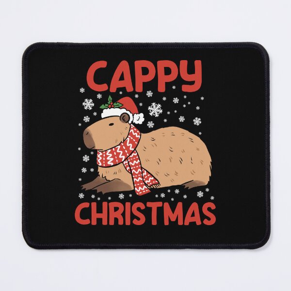 Item preview, Cappy Christmas a cute Christmas capybara design designed and sold by Yarafantasyart.