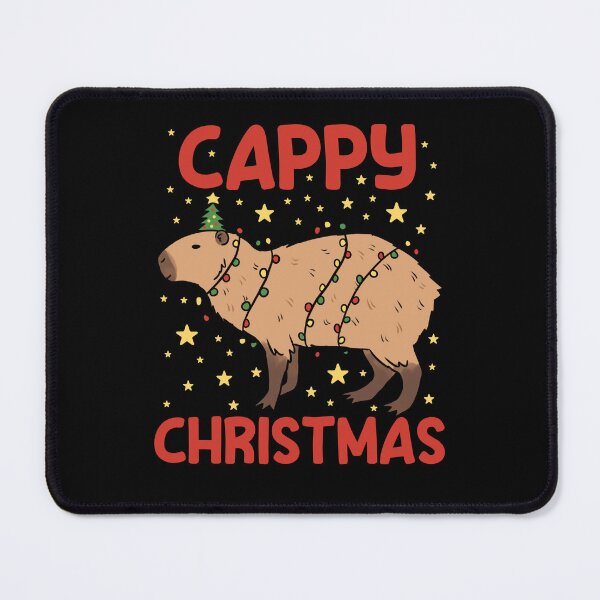 Item preview, Cappy Christmas a cute Christmas capybara design designed and sold by Yarafantasyart.