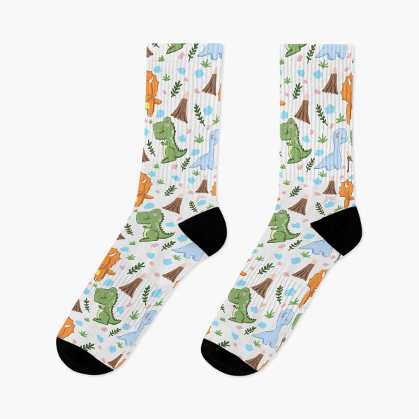 Item preview, Dinosaurs on Socks designed and sold by Grizzlytees.
