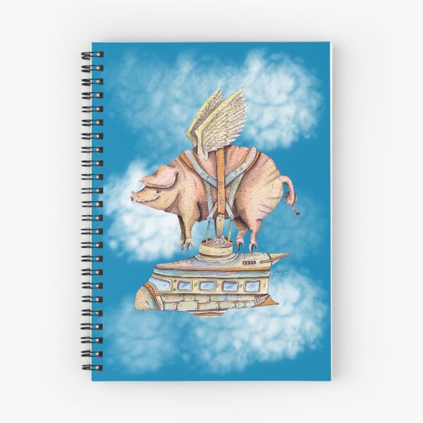 Item preview, Flying pig designed and sold by ZoDrawsStuff.