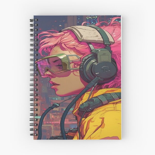 Item preview, Futuristic Girl with a love for music designed and sold by CybRunner.