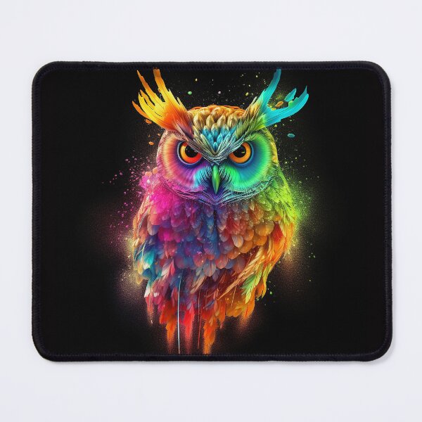 Item preview, Majestic Colourful Owl designed and sold by MyMagicalPlace.
