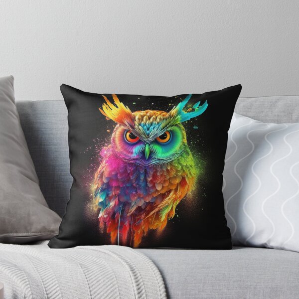 Item preview, Majestic Colourful Owl designed and sold by MyMagicalPlace.