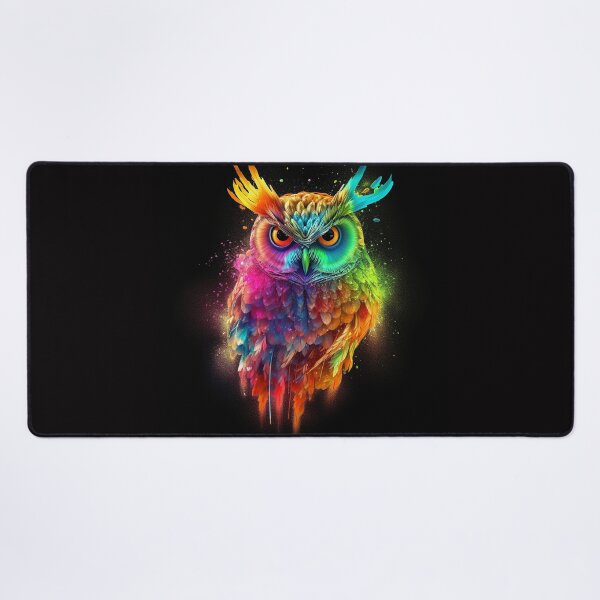 Item preview, Majestic Colourful Owl designed and sold by MyMagicalPlace.
