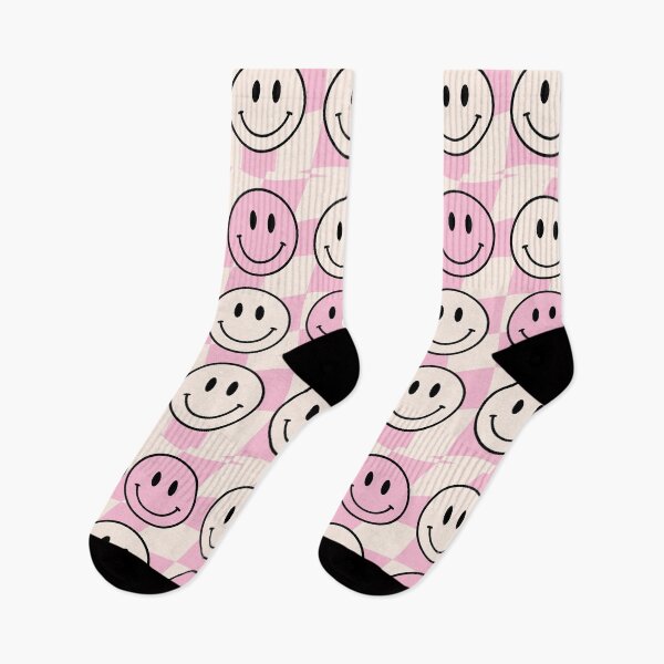 Item preview, Happy Pink Socks designed and sold by Grizzlytees.