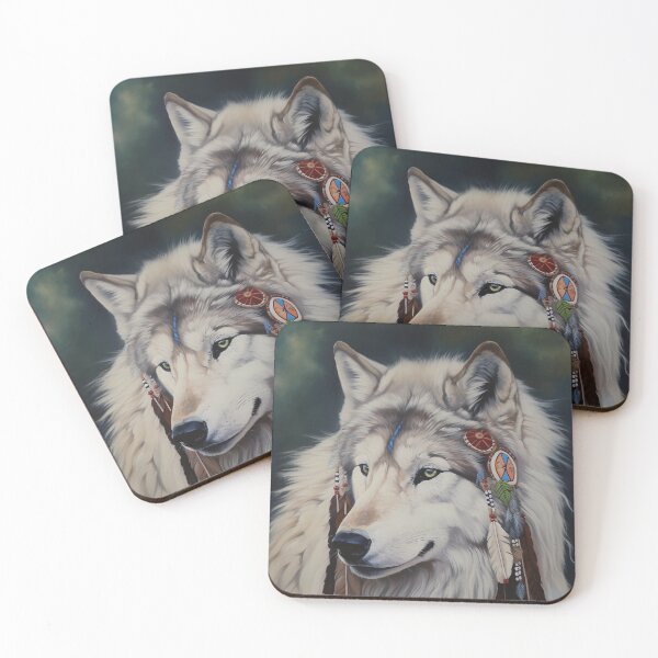 Item preview, Native American Wolf Animal Art designed and sold by Richard Montag.