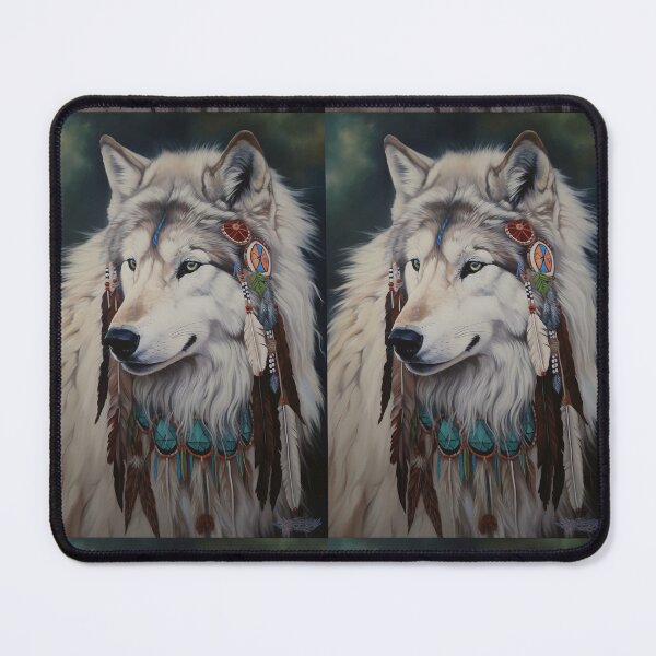 Item preview, Native American Wolf Animal Art designed and sold by Richard Montag.