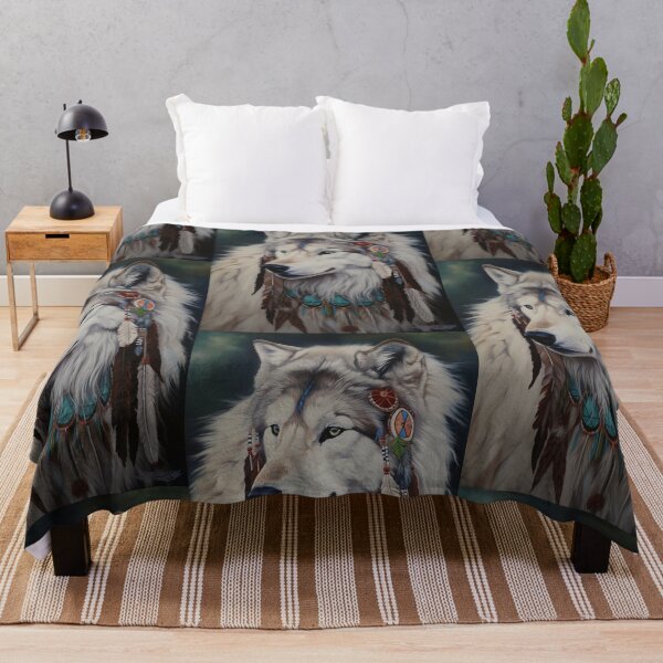 Item preview, Native American Wolf Animal Art designed and sold by Richard Montag.