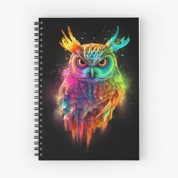 Item preview, Majestic Colourful Owl designed and sold by MyMagicalPlace.