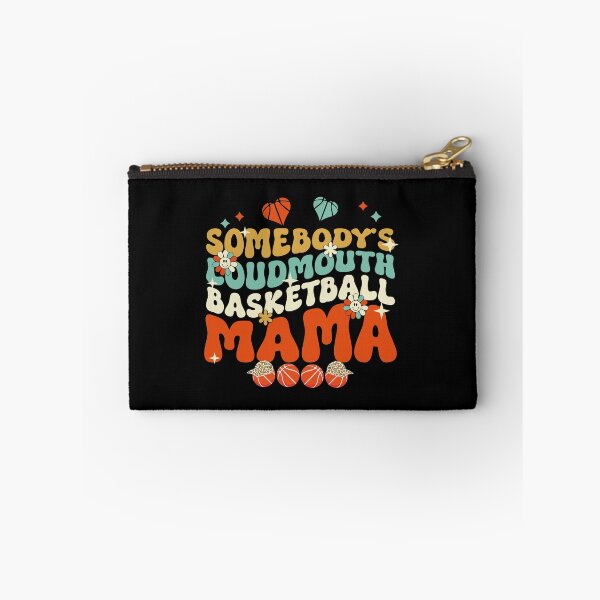 Aperçu de l'œuvre La maman de basket-ball à grande gueule de quelqu'un : un millésime de fleurs rétro créée et vendue par MotivaChic.