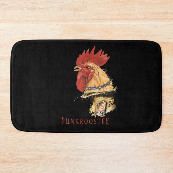Item preview, Punk anarchy rock rooster designed and sold by gardentree.