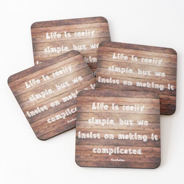 Item preview, Life Is Simple Quote designed and sold by Jenson Major.