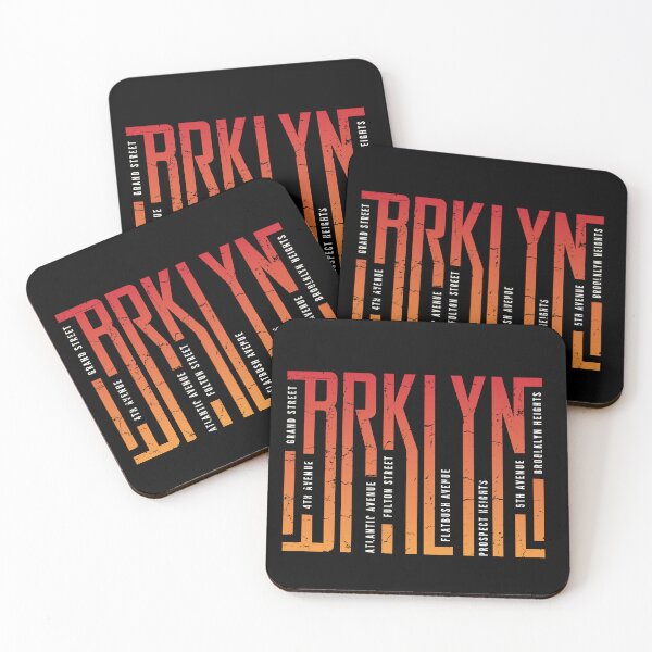 Item preview, Brooklyn calligraphic  designed and sold by kiloorartclub.